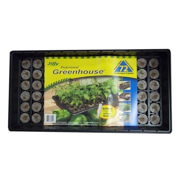 Plantation Products 250372 Peat Pellet Tomato Greenhouse - 16 Count 250372 - main